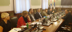 5 December 2018 The Chairman and members of the Committee on the Diaspora and Serbs in the Region in meeting with the Deputy Chairman of Berane Municipal Assembly